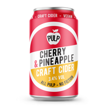 Load image into Gallery viewer, PULP Cherry and Pineapple 3.4% 24 x 330ml Cans