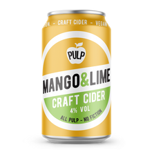 Load image into Gallery viewer, PULP Mango & Lime 4% 24 x 330ml Cans
