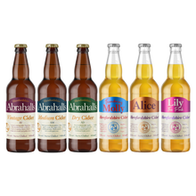 Load image into Gallery viewer, Mixed Cider Box 12 x 500ml bottles (6 x Apple, 6 x Fruit)