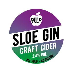 PULP Sloe Gin Cider 3.4% 20L BIB (35 Pints)