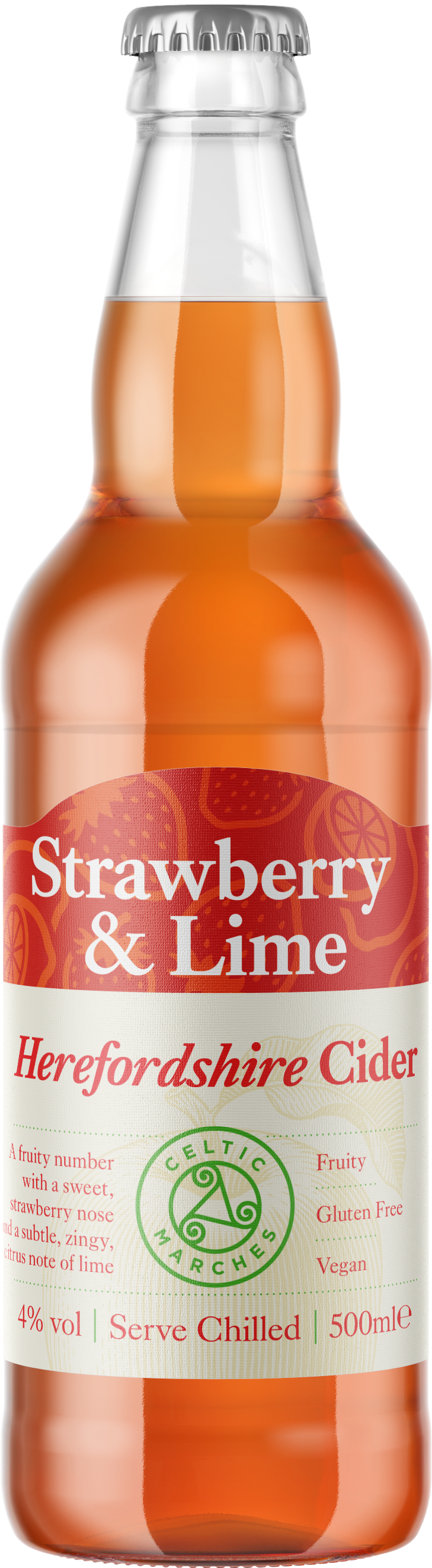 Strawberry & Lime 4% 12 x 500ml Bottles
