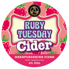 Load image into Gallery viewer, Ruby Tuesday Raspberry 4% 20L BIB (35 Pints)