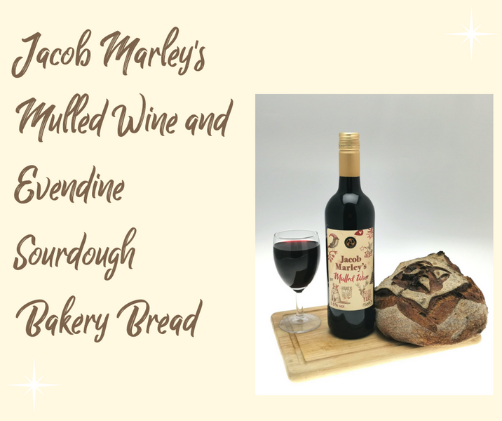 Jacob Marley Mulled Wine Sourdough Bread by Evendine Bakery