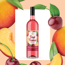 Load image into Gallery viewer, Fruit Fusion Wine with Peach &amp; Cherry 75cl Bottles **Available to order from early Feb 2025**
