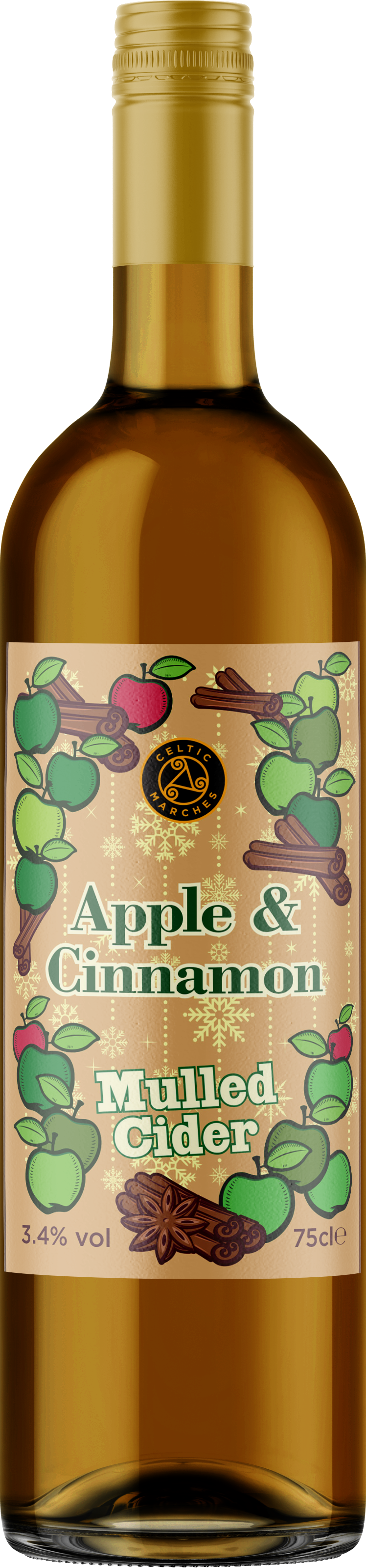 Apple & Cinnamon Mulled Cider 6 x 75cl Bottles