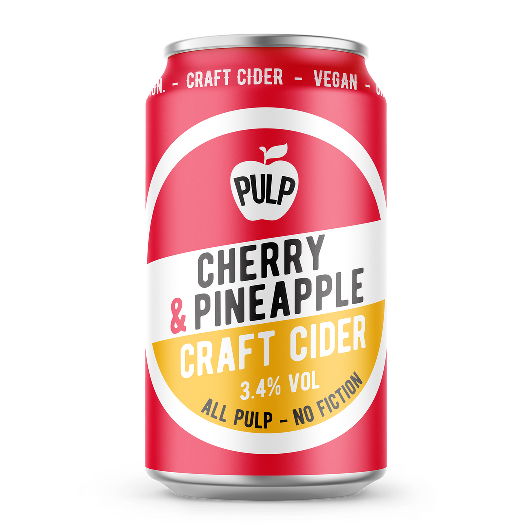 PULP Cherry and Pineapple 3.4% 24 x 330ml Cans