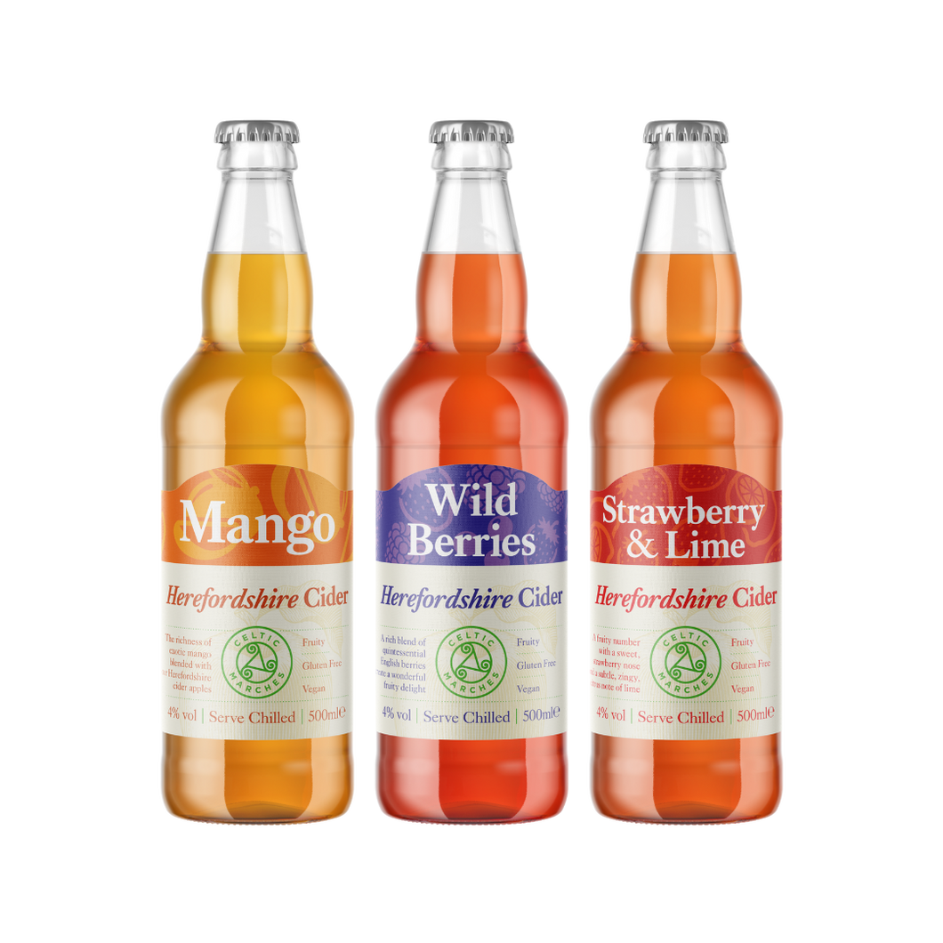 Mixed Fruit Cider Box 12 x 500ml bottles