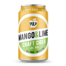 Load image into Gallery viewer, PULP Mango &amp; Lime 4% 24 x 330ml Cans
