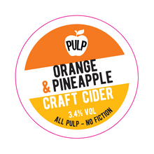 Load image into Gallery viewer, Pulp Orange and Pineapple 3.4% 12x500 Bottles
