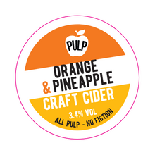 Load image into Gallery viewer, Pulp Orange and Pineapple 3.4% 24 x 330ml Cans
