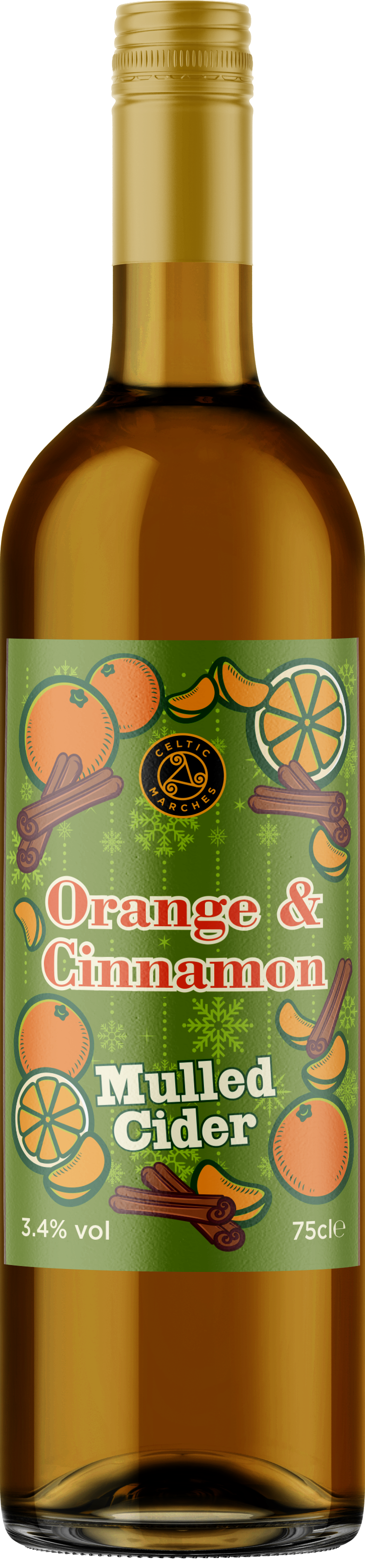 Orange & Cinnamon Mulled Cider 2 x 75cl Bottles