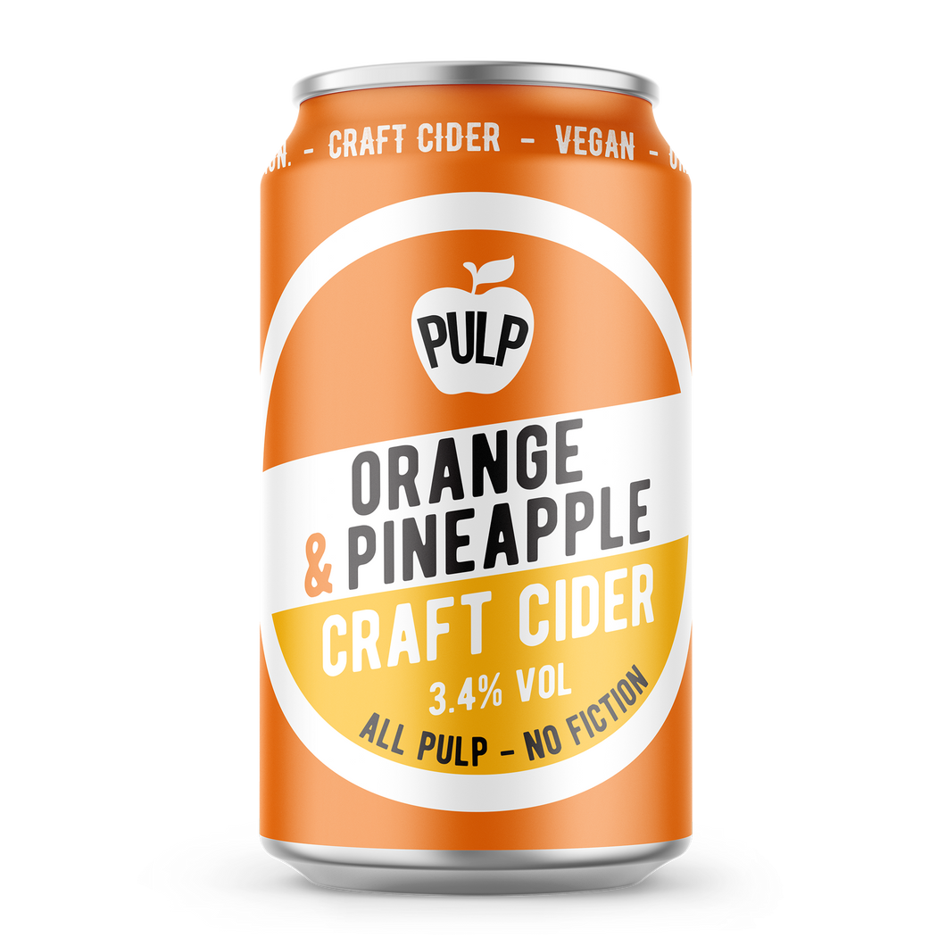 Pulp Orange and Pineapple 3.4% 24 x 330ml Cans