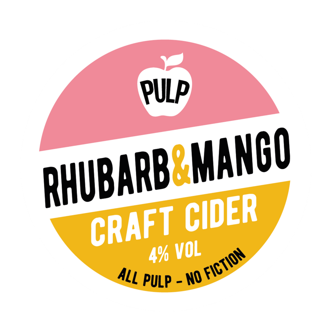PULP Rhubarb & Mango 4% 20L BIB (35 Pints)