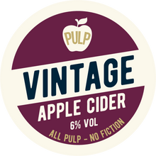 Load image into Gallery viewer, Pulp Vintage Apple Cider 6% 20L BIB (35 Pints)
