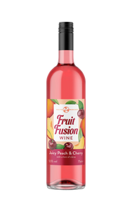 Fruit Fusion Wine with Peach & Cherry 75cl Bottles **Available to order from early Feb 2025**