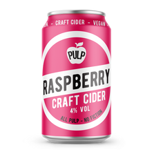 Load image into Gallery viewer, PULP Raspberry 4% 24 x 330ml Cans

