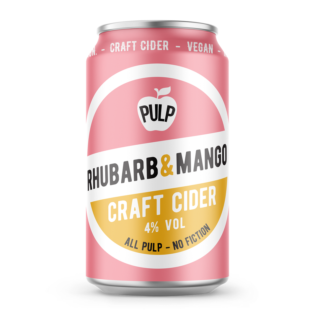 PULP Rhubarb & Mango 4% 24 x 330ml Cans