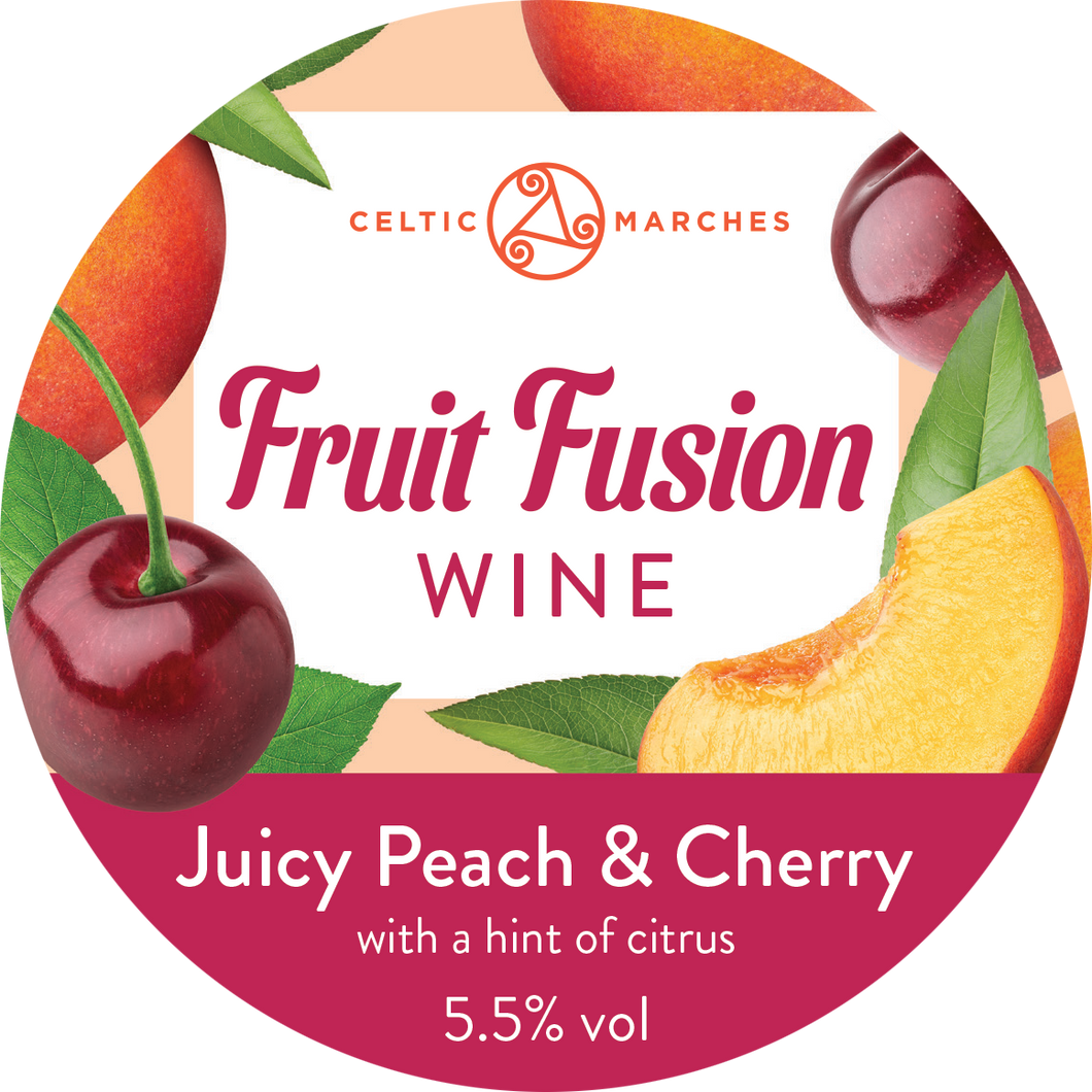 *Buy one get one free* Fruit Fusion Wine with Peach & Cherry 10L BIB
