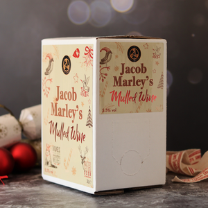 2 x Jacob Marley's Mulled Wine 5.5% 3L Box (5.27 Pints each)