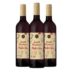 Jacob Marley's Mulled Wine 5.5% 6 x 75cl Bottles