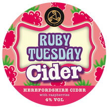 Load image into Gallery viewer, Ruby Tuesday Raspberry 4% 20L BIB (35 Pints)
